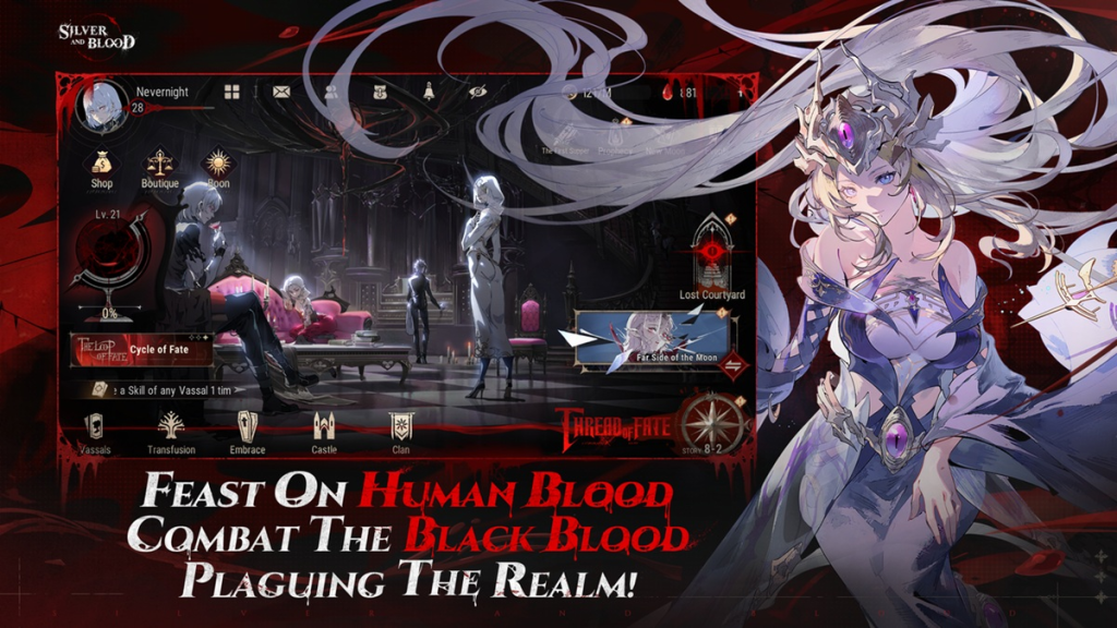 MOONTON Games Silver and Blood UI